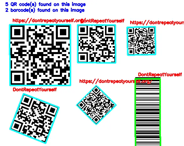 Barcode and QR Code Scanner with OpenCV and Python