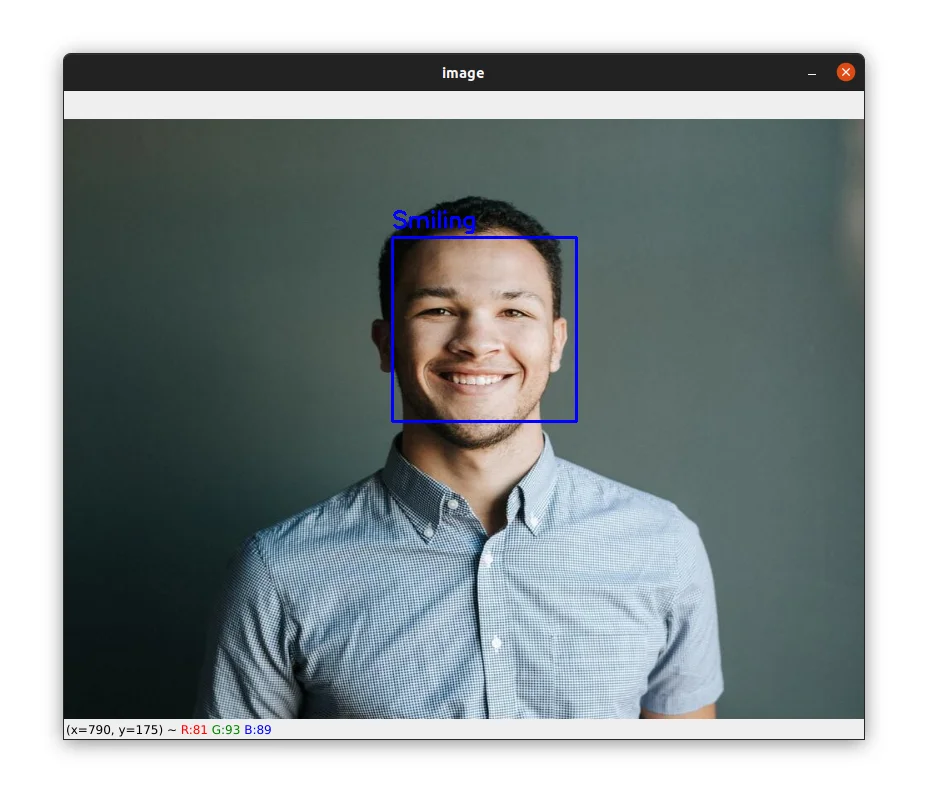 Smiling detection